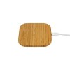 Socle de charge wireless en bambou  - Input 5V/2A , Output 5V/1A , Puissance de transmissi