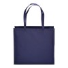 Tote-bag avec soufflet en R-pet   80g/m2, anses longues