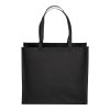 Tote-bag avec soufflet en R-pet   80g/m2, anses longues