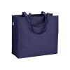 Tote-bag avec soufflet en R-pet   80g/m2, anses longues