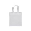 Tote-bag mini en R-pet 80 g/m2 avec soufflet, anses courtes