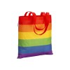 Tote-bag arc-en-ciel en R-pet 80 g/m2 anses longues