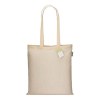 Tote-bag en coton bio 100 g/m2, anses longues