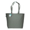 Tote-bag avec soufflet en coton recyclé 190 g/m2, anses longues