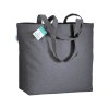 Tote-bag avec soufflet en coton recyclé 190 g/m2, anses longues