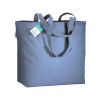 Tote-bag avec soufflet en coton recyclé 190 g/m2, anses longues