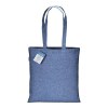 Tote-bag en coton recyclé à impact carbone neutre 280 g/m2, anses longues