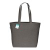 Tote-bag avec soufflet à la base en coton recyclé 280 g/m2, anses longues