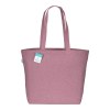Tote-bag avec soufflet à la base en coton recyclé 280 g/m2, anses longues
