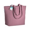 Tote-bag avec soufflet à la base en coton recyclé 280 g/m2, anses longues