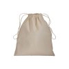 Sac en coton naturel 135 g/m2 avec filet et fermeture par cordon, 25x30 cm