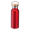Thermos en acier inoxidable avec double paroi isolante de 500 ml avec bouchon en bambou