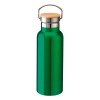 Thermos en acier inoxidable avec double paroi isolante de 500 ml avec bouchon en bambou