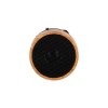 Mini haut-parleur Bluetooth V 5.0 cylindrique en bambou et ABS