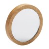 Miroir rond en bambou