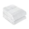 Serviettes 100% coton 400 g/m2 blanc 70x140 cm