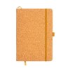 Carnet en liège, feuilles lignées de couleur ivoire, 80 pag de 70 gr., papier recyclé.