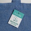 Tote bag  en coton recyclé 190 g/m2, anses longues et soufflet