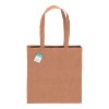 Tote bag  en coton recyclé 190 g/m2, anses longues et soufflet