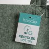 Tote bag  en coton recyclé 190 g/m2, anses longues et soufflet