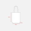 Tote bag  en coton recyclé 190 g/m2, anses longues et soufflet