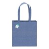 Tote bag  en coton recyclé 190 g/m2, anses longues et soufflet
