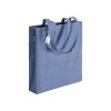 Tote bag  en coton recyclé 190 g/m2, anses longues et soufflet