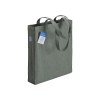 Tote bag carbon neutral en coton recyclé 280 g/m2, anses longues et soufflet