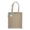 Tote bag en coton recyclé 280 g/m2, anses longues et soufflet