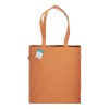 Tote bag en coton recyclé 280 g/m2, anses longues et soufflet