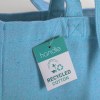Tote bag en coton recyclé 280 g/m2, anses longues et soufflet