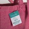Tote bag en coton recyclé 280 g/m2, anses longues et soufflet