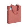 Tote bag en coton recyclé 280 g/m2, anses longues et soufflet