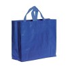 Tote bag en PP recyclé laminé 120g/m2, anses courtes et soufflet