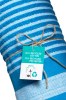 Serviette de plage en coton recyclé style fouta de 350 g/m2