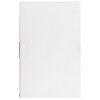 Boîte agenda blanche 14,5 x 9,2 x 1,5 cm (Pour 26721/26723/26743/26745/26748)