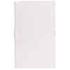 Boîte agenda blanche 15 x 9,5 x 2,5 cm (Pour 26708)