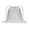 Sac à dos en coton 180 g/m2 avec fermeture à cordons