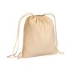 Sac à dos en coton 180 g/m2 avec fermeture à cordons