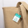 Tote bag en coton recyclé avec soufflet, 280 g/m2