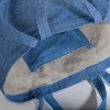 Tote bag en coton recyclé, avec soufflet à la base et anses doubles, 280 g/m2