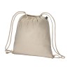 Sac à dos en coton FAIRTRADE ® 140 g/m2 avec fermeture à cordons