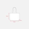 Tote bag en coton recyclé, 120 g/m2 avec intérieur laminé en PP
