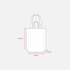 Tote bag avec soufflet en coton recyclé 280 g/m2, avec double anse