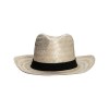 Chapeau de paille avec élastique personnalisable de 3 cm