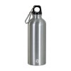 Gourde en aluminium recyclé (500ml), avec bouchon en plastique et mousqueton
