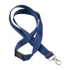 Lanyard en polyester recyclé  R-PET avec mousqueton et fermeture de sécurité