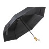 Mini parapluie automatique en R-pet avec poignée en bambou