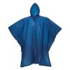 Poncho imperméable en PEVA recyclé. Emballé dans un sac en PET recyclé