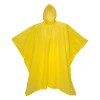 Poncho imperméable en PEVA recyclé. Emballé dans un sac en PET recyclé